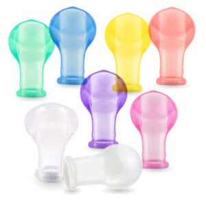 Silicone teats for adult pacifier, size 6