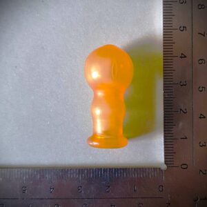 Latex teat for baby pacifier, small cherry shape