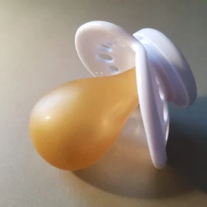Latex adult pacifier hypnos plush from rearz