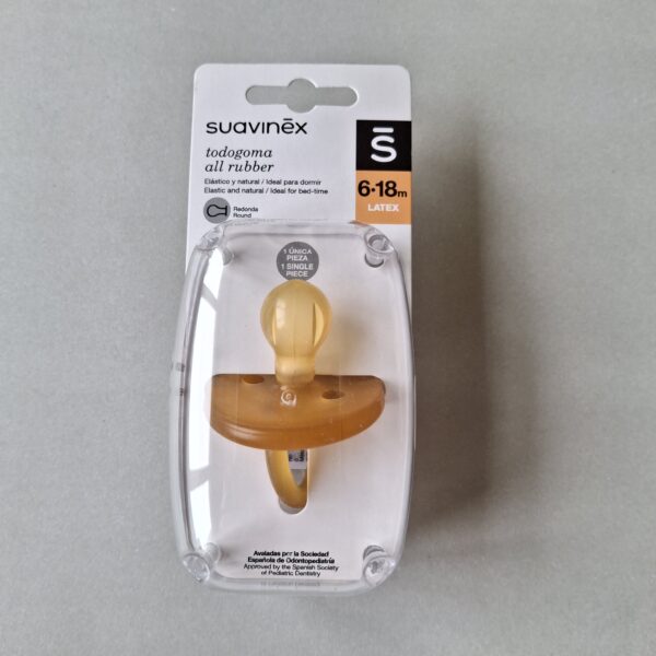 Suavinex all-latex baby pacifier – 6–18 months
